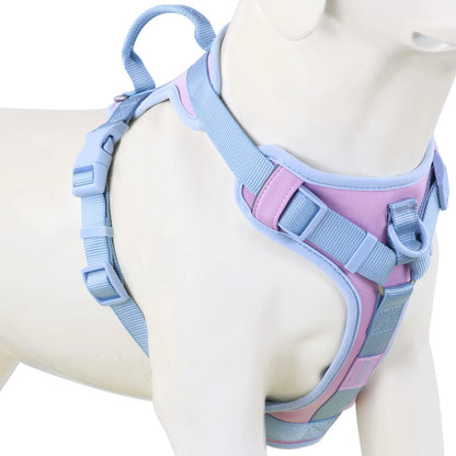 Splicing Colors Breathable For Medium No Pull Dog Harness for large Small dogs Adjustable Chest Strap Dog Harness Personalized